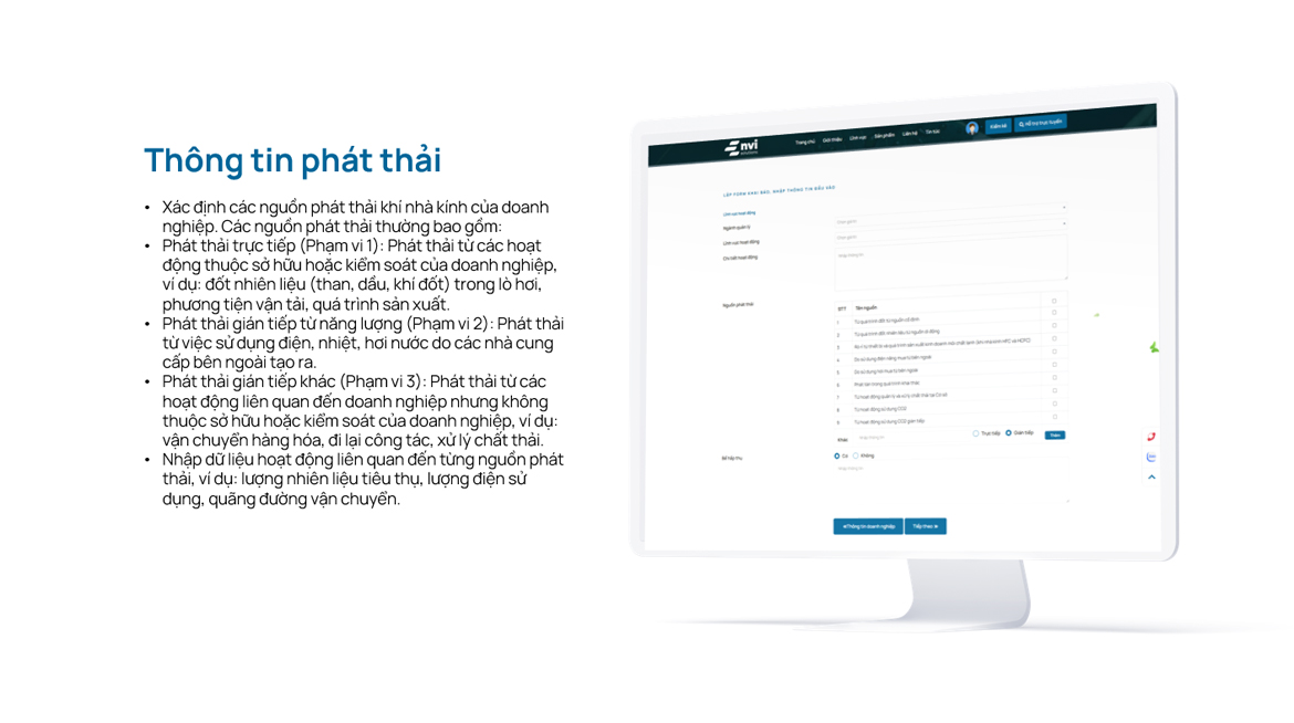 Thông tin phát thải